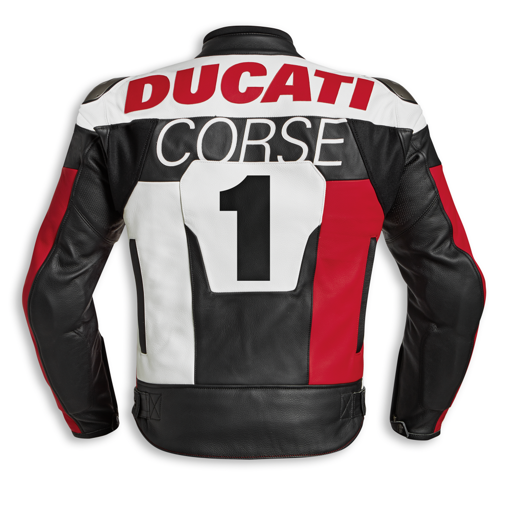 ducati mens leather jacket