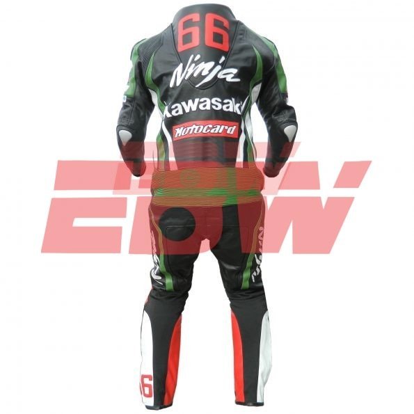 Kawasaki-Ninja-One-Piece-Motorbike-Racing-Leather-Suit-2