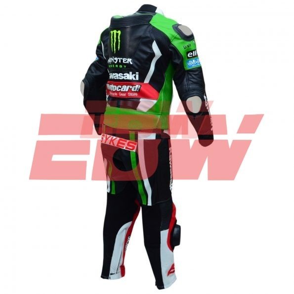 Tom-Sykes-Kawasaki-Ninja-Two Piece-Motorbike-Racing-Leather-Suit-5