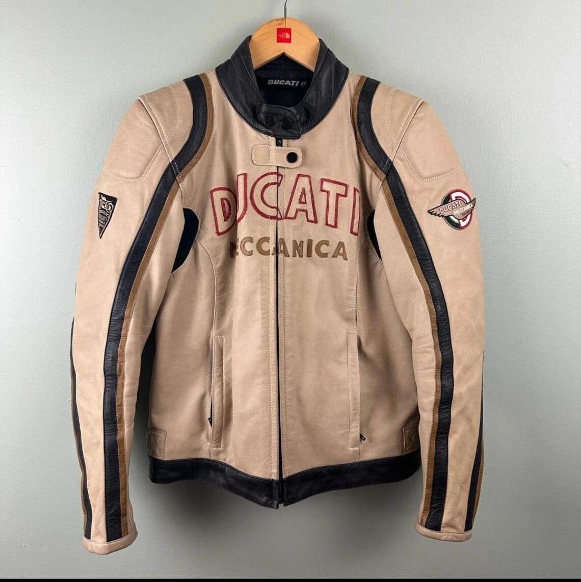 Vintage Meccanica Ducati Leather Jacket