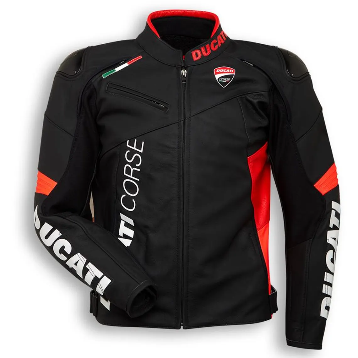 Ducati C6 Black Leather Jacket